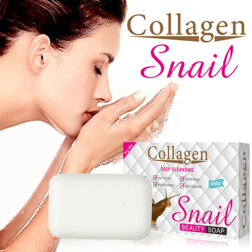 Cross-border wholesale snail handmade soap moisturizing, hydrating and brightening face wash soap essential oil handmade soap Snail Soap