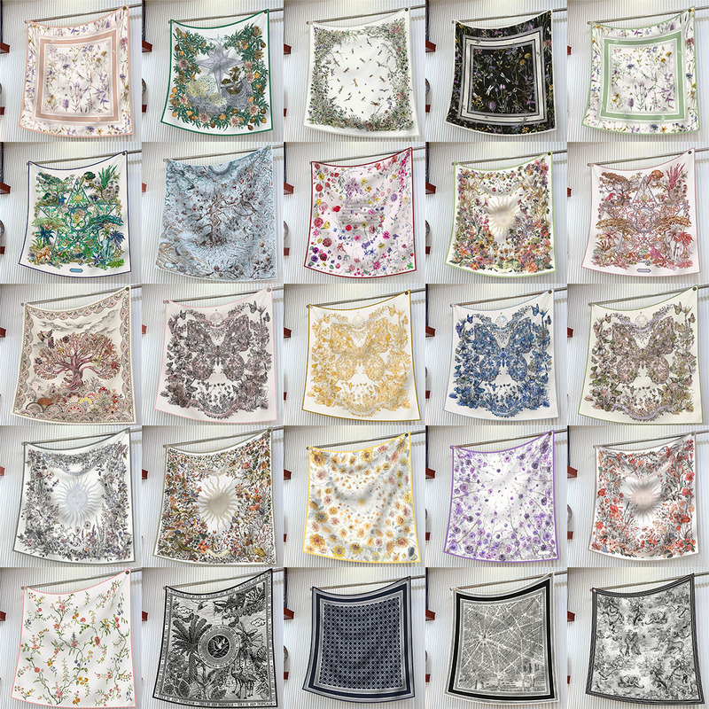 Waist-tied Large Square Scarf for Women French Style All-match Summer Sunscreen Silk Scarf Ins Seaside Beach Sunshade Travel Shawl Turban Waist-tied Large Square Scarf for Women French Style All-match Summer Sunscreen Silk Scarf Ins Seaside Beach Sunshade Travel Shawl Turban