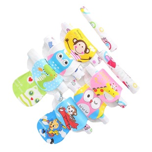 Sweat-absorbent Towel Cotton Kindergarten Gauze Small Size Children's Sweat-absorbent Towel 4-layer Backing Printed Breathable Baby Sweat-absorbent Towel