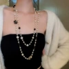 770 black beads small flower five characters