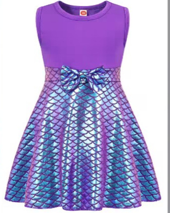 2019 nuevo chaleco sirena falda linda chica falda