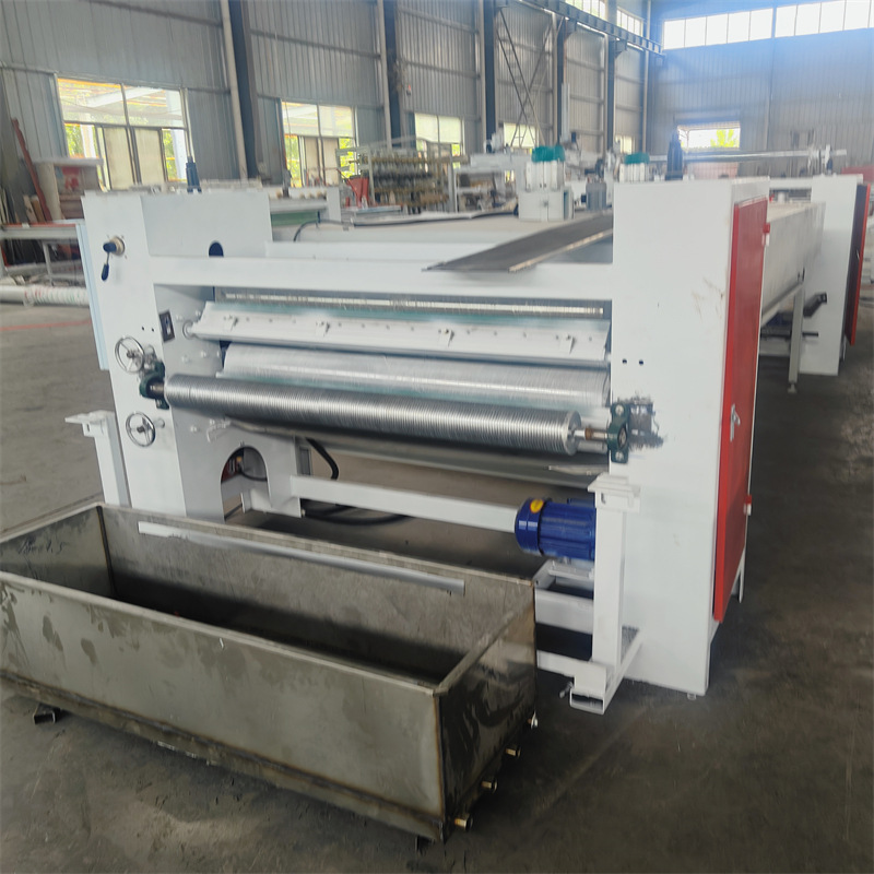 全自动放卷浸胶挤胶烘干热风机排湿压平裁切收卷多功能浸胶一体机