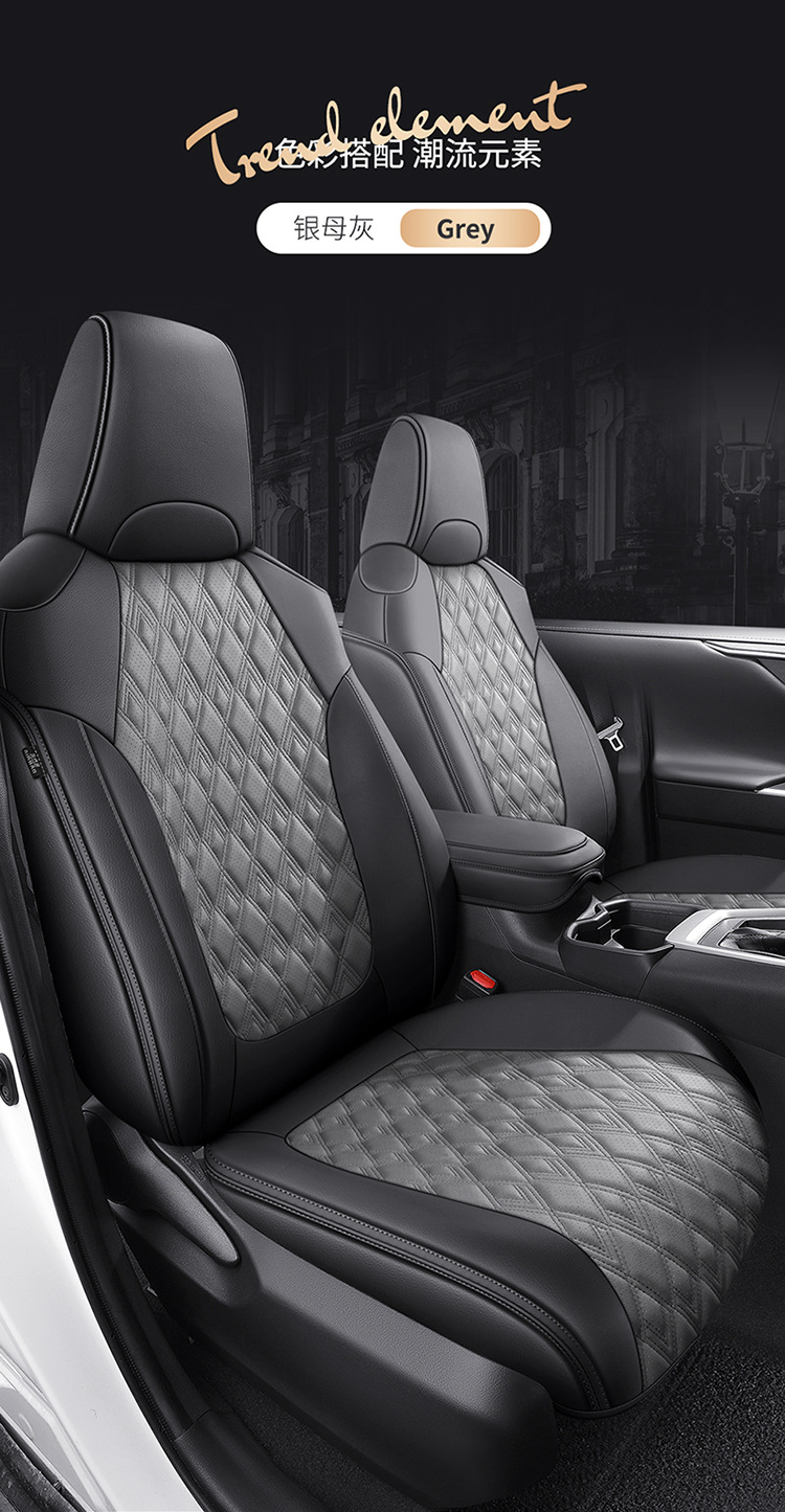 Diamond leather seat cover car seat cushion new high-end seat cushion cover four seasons universal all-inclusive special seat cover breathable