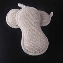 8字双面海绵块点麻浴擦海绵波浪型洗澡巾手拿式沐浴澡巾套装配件