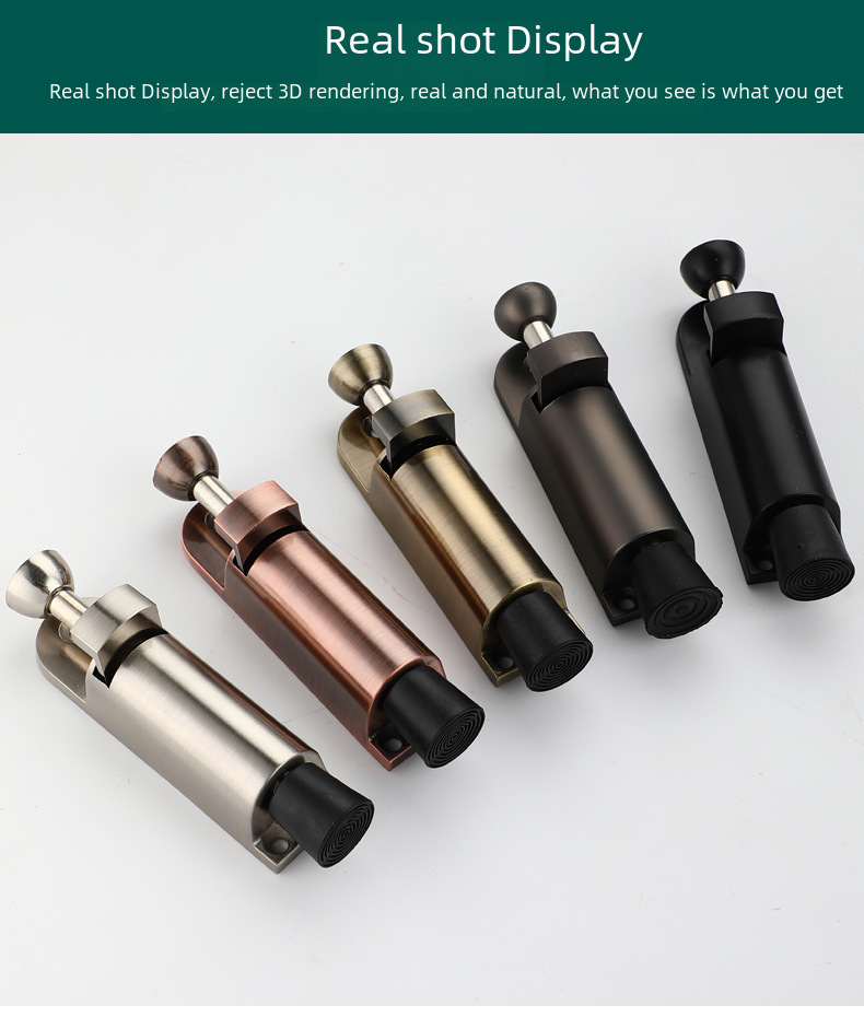 Foot door stop door locator brake door suction invisible anti-collision pedal door stop door touch stop door touch