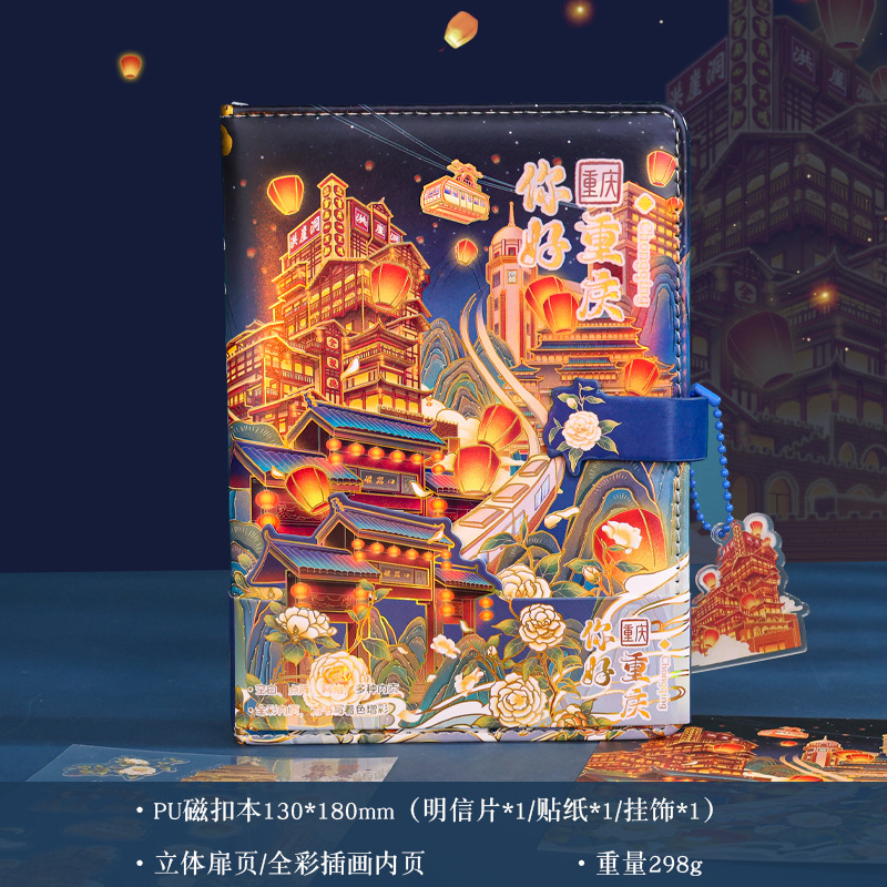 PU 벤-안녕하세요 충칭 (Goka 엽서 스티커 보내기)