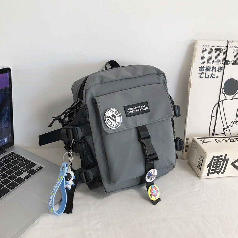 Bolso de hombro para hombre, bolso de trabajo de estilo funcional japonés, bolso cruzado unisex, bolso para teléfono de moda, bolso de hombro grande para estudiantes para mujer