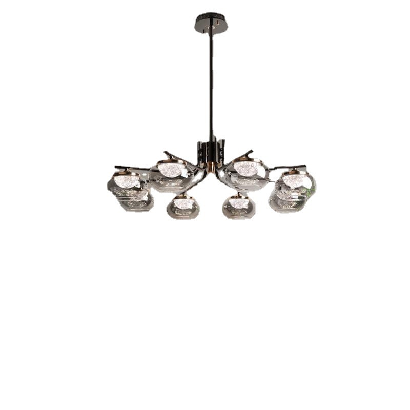 Comedor sala de estar minimalista atmósfera nórdica minimalista moderna lujosa lámpara de lujo diseñador lámpara de cama lámpara principal