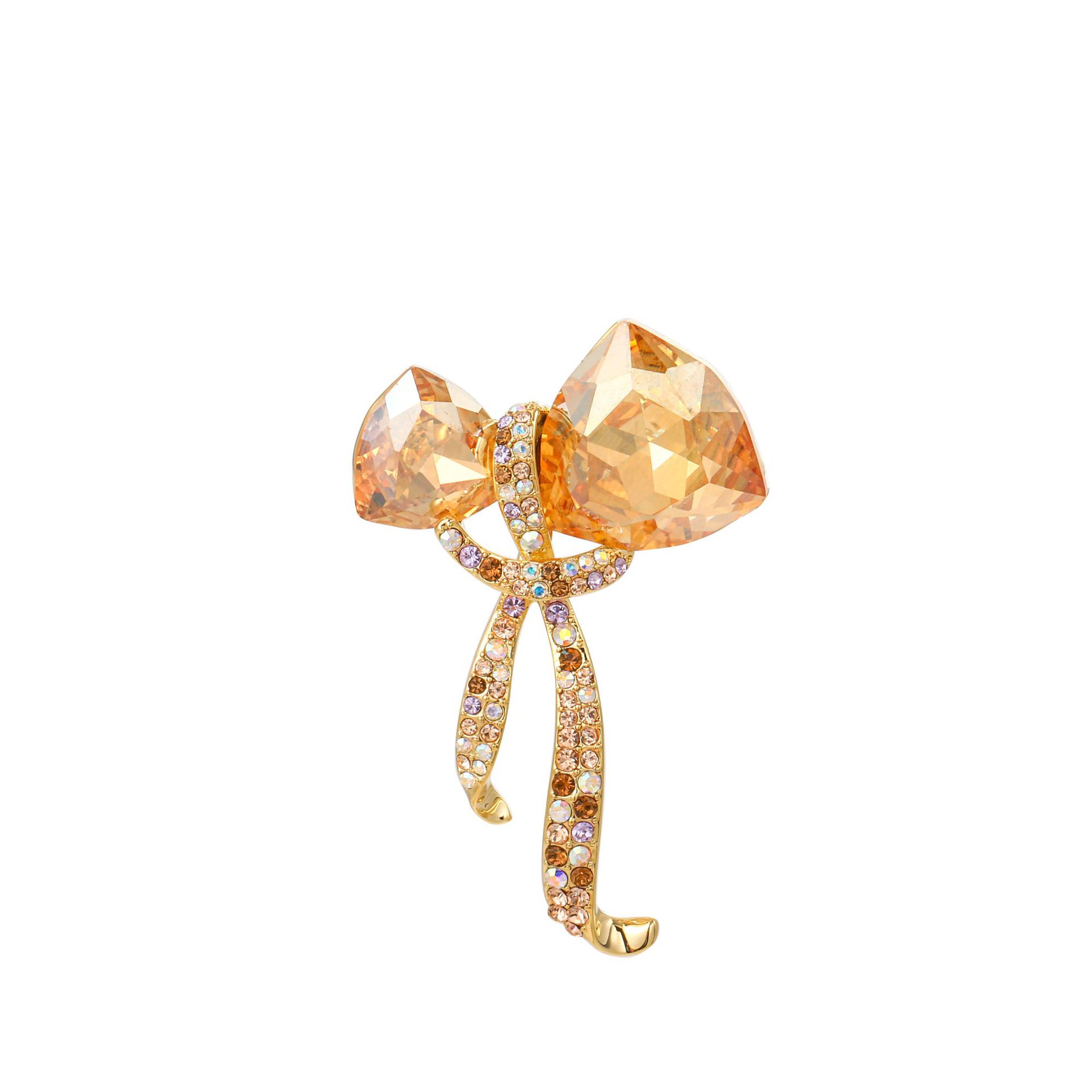 Sweet Bow Knot Copper Women's Brooches display picture 7