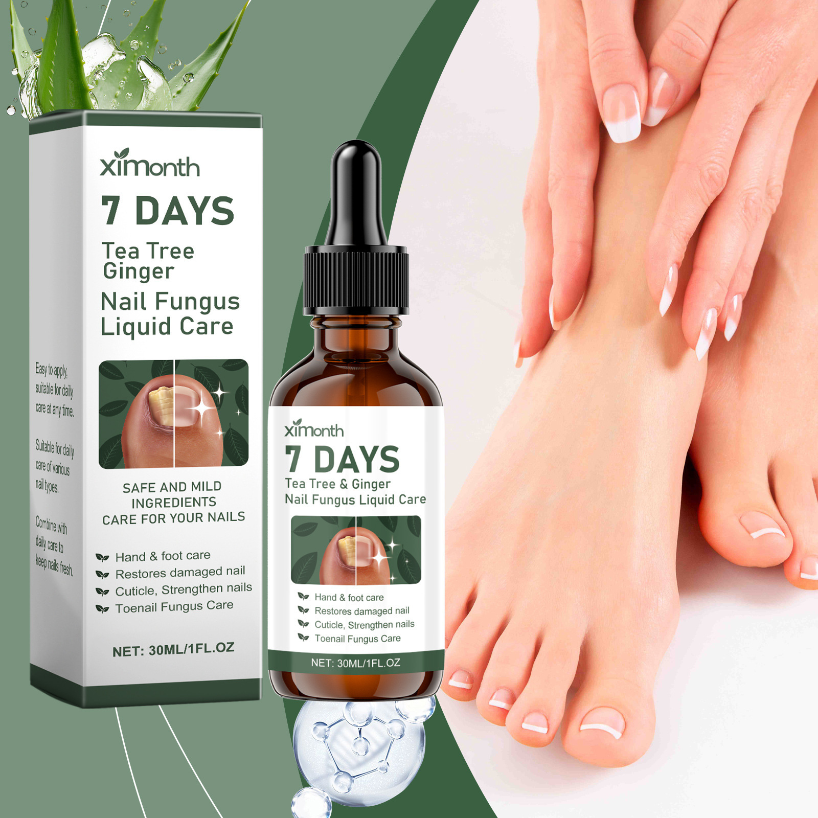 XIMONTH Nail care solution Hand and foot nail care nourishing…