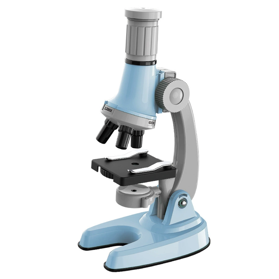 Children's microscope, toy for students, equipment for experiments, set, 1200 times increase, science