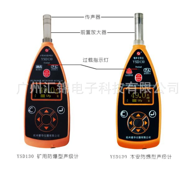 Измеритель уровня шума для шахт Hangzhou Aihua YSD130