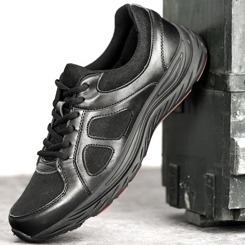 liberate summer Of new style Training shoes black Mesh Security fire control Rubber shoes Be on duty Ultralight Vent shoes