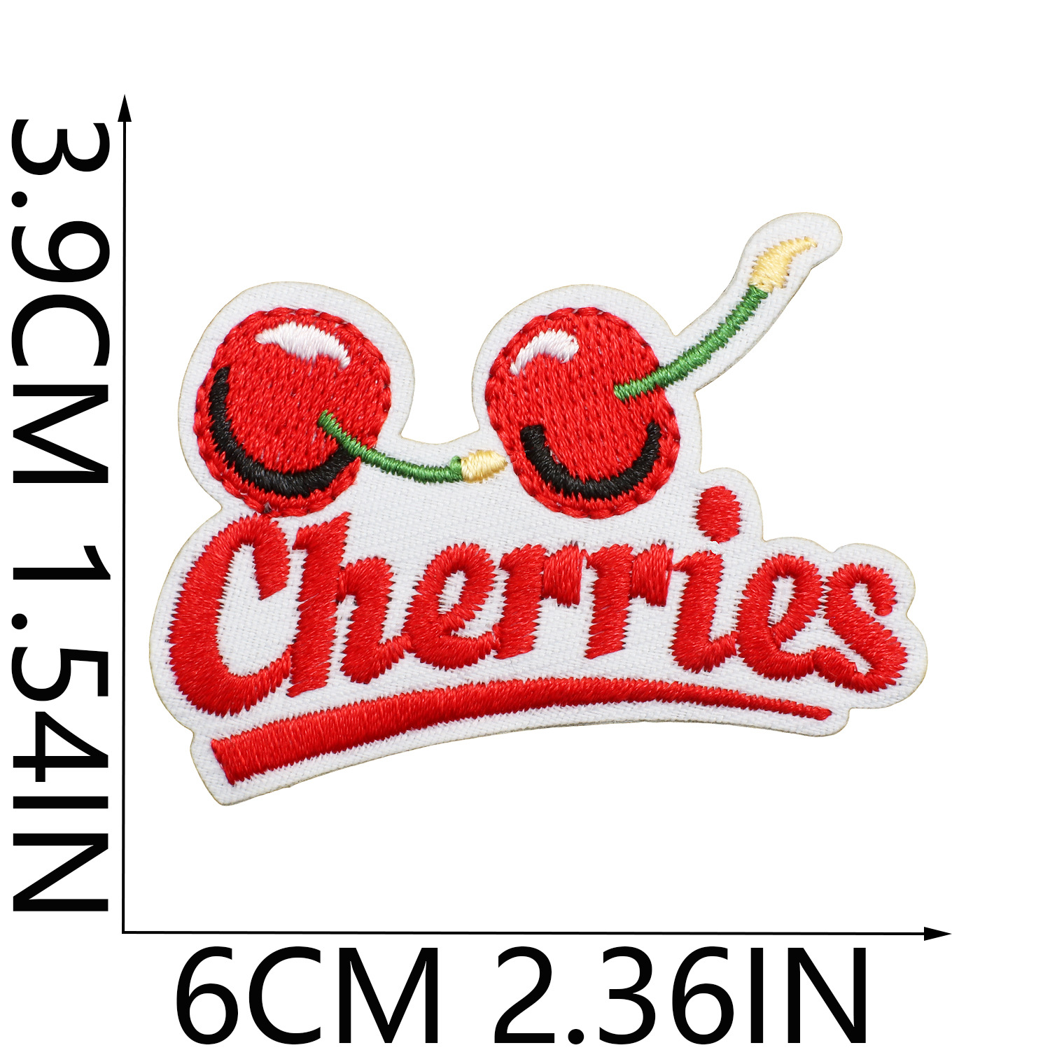 3g Weight Clothing Sticker Patches Classification 1 Piece Quantity Dacron thread Material Cherry Pattern Casual, Elegant, Lady Style Embroidery Craft 1 Piece Casual Elegant Lady Cherry Dacron Thread Clothing Sticker Patches 13