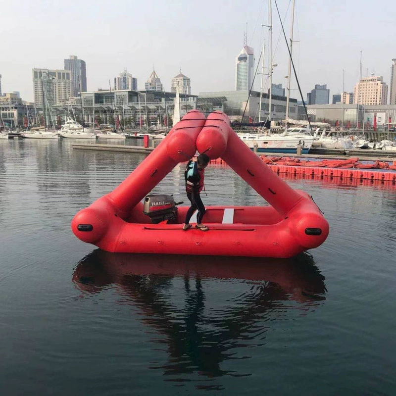 Надувной спасательный плот с функцией самовыравнивания, многоцелевой водный спасательный транспорт