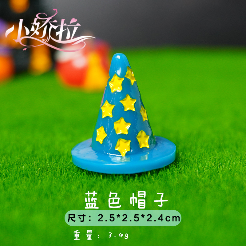 Nueva decoración transfronteriza Halloween calabaza fantasma calabaza mágica sombrero fantasma pequeña decoración micropaisaje paisajismo