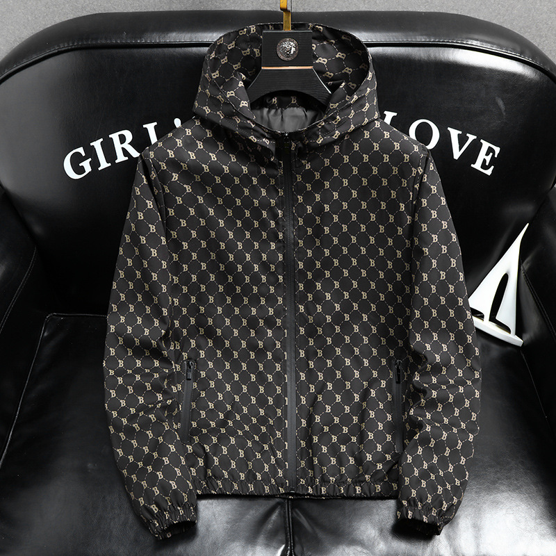 Veste d'automne à capuche pour hommes, nouvelle tendance, résistante au froid_voghion.com