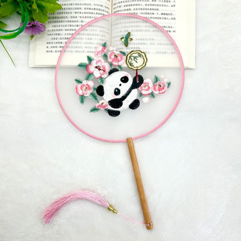 新しい片面刺繍扇子、漢服専用刺繍扇子、多用途古典露店、メーカー直販卸売|undefined