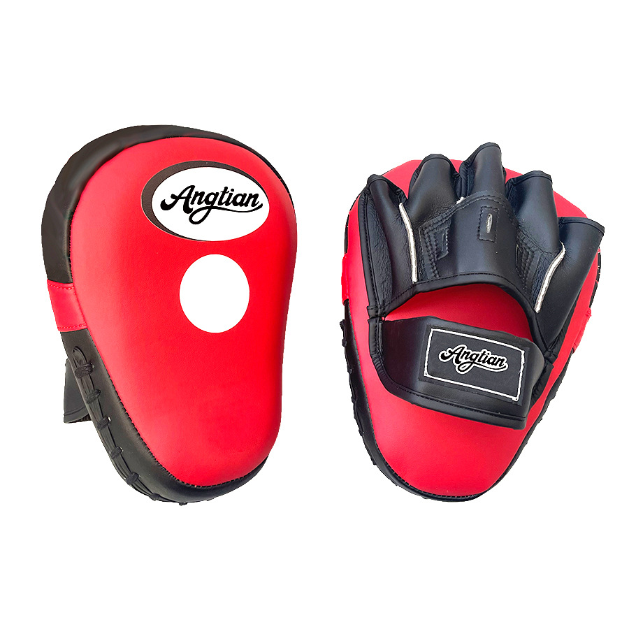 Fábrica Angtian profesional personalizada entrenamiento de boxeo de lucha entrenamiento de sanda blanco de mano