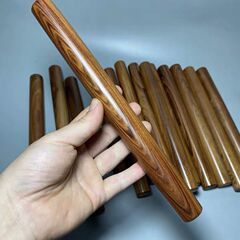 黄花梨鸡翅木擀面杖家用实木压面加粗厨房商用小号饺子水饺木棍