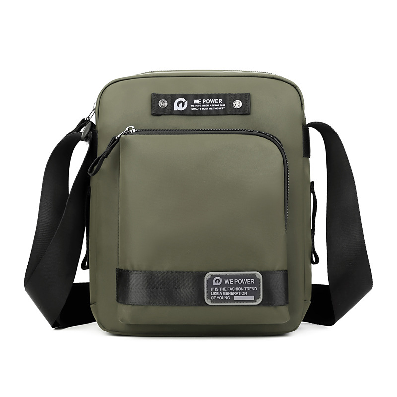 WEPOWER nuevo tipo multifuncional de bolso de hombro para hombres, bolso de hombro casual portátil, bolso de hombro al aire libre de color sólido.