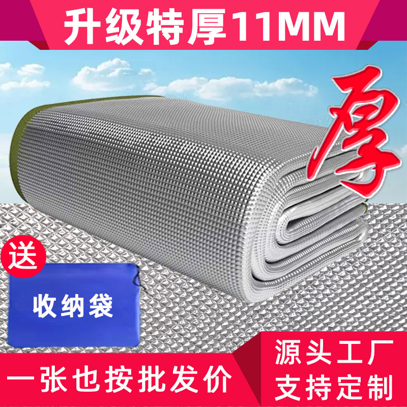 Thickened Aluminum Film Moisture-Proof Mat Outdoor Picnic Mat Aluminum Foil Mat Beach Mat Camping Tent Sleeping Mat Manufacturer Wholesale
