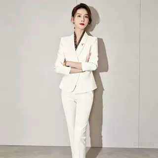秋季职业套装女高端气质显瘦主持人酒店前台美容院接待空姐工作服