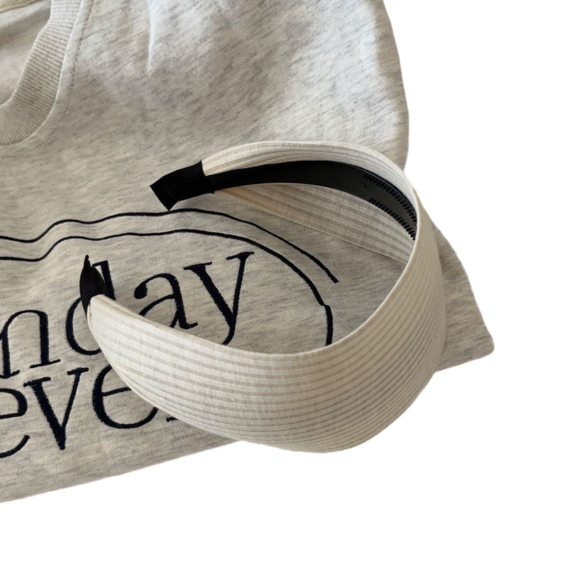 Yi Mengling adornamiento de cabello ins clip correa de cabello mujer banda ancha banda de cabeza de punto avanzada lavado de la cara con la misma banda de cabello