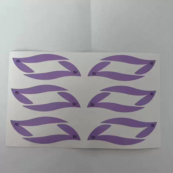 Europe and the United States hot PVC eyebrow stickers eyebrow stickers 3 sets