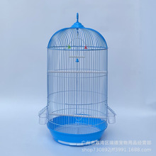 豪华鸟笼批发经典圆鸟笼珍珠文鸟牡丹鸟笼大号圆鸟笼虎皮鹦鹉笼子