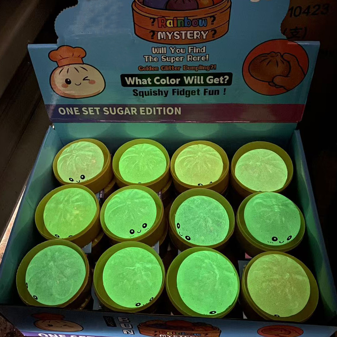 Pequeño paquete de 5,5 cm de luz nocturna 6 colores mezclados