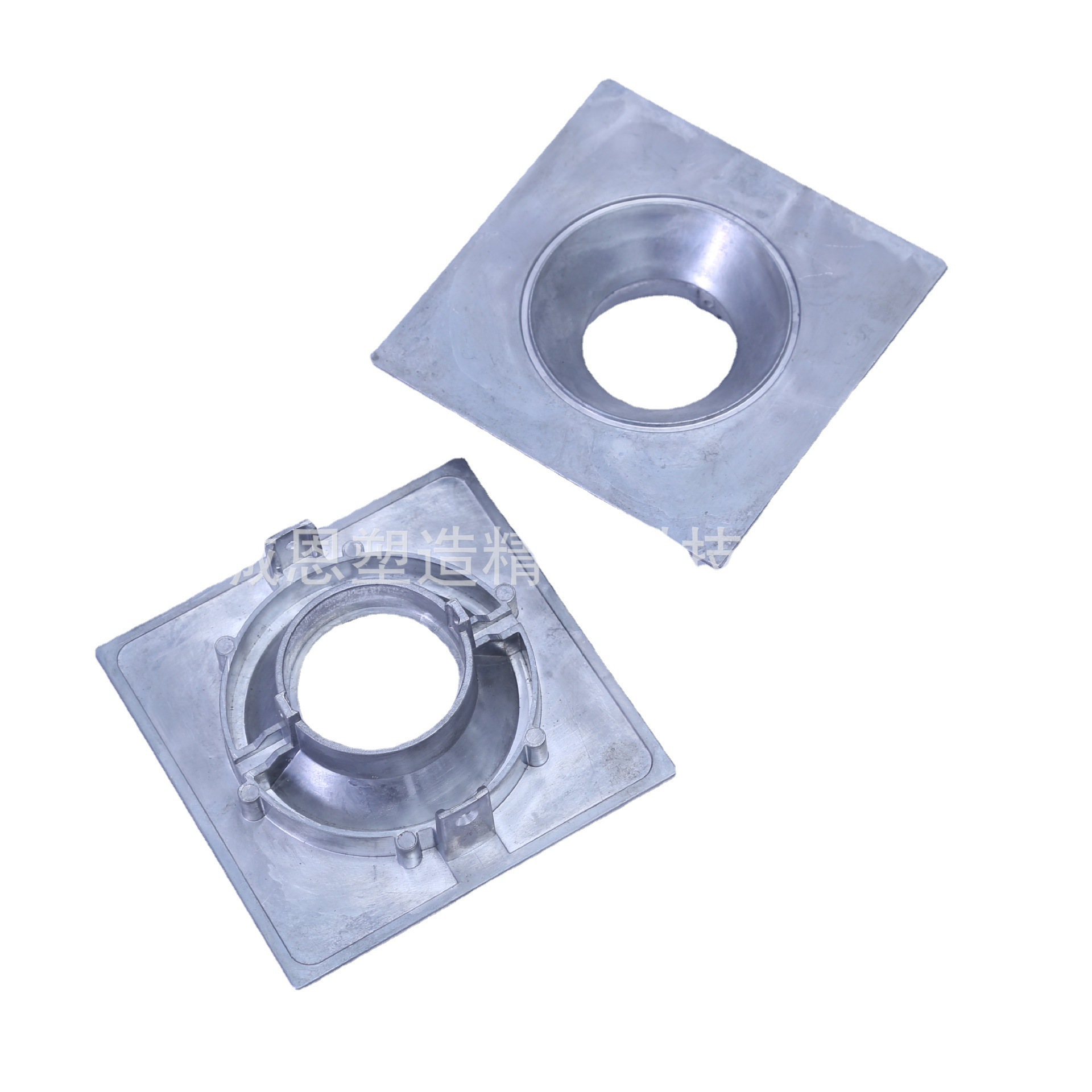 青岛铝合金LED灯罩灯饰外壳压铸件厂家 照明用品铝铸造件定制加工