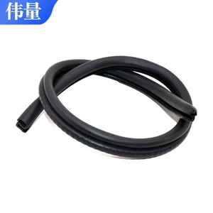 Automobile B- pillar sealing strip universal door anti-collision rubber strip door crack dustproof noise reduction modified mute rubber strip spot
