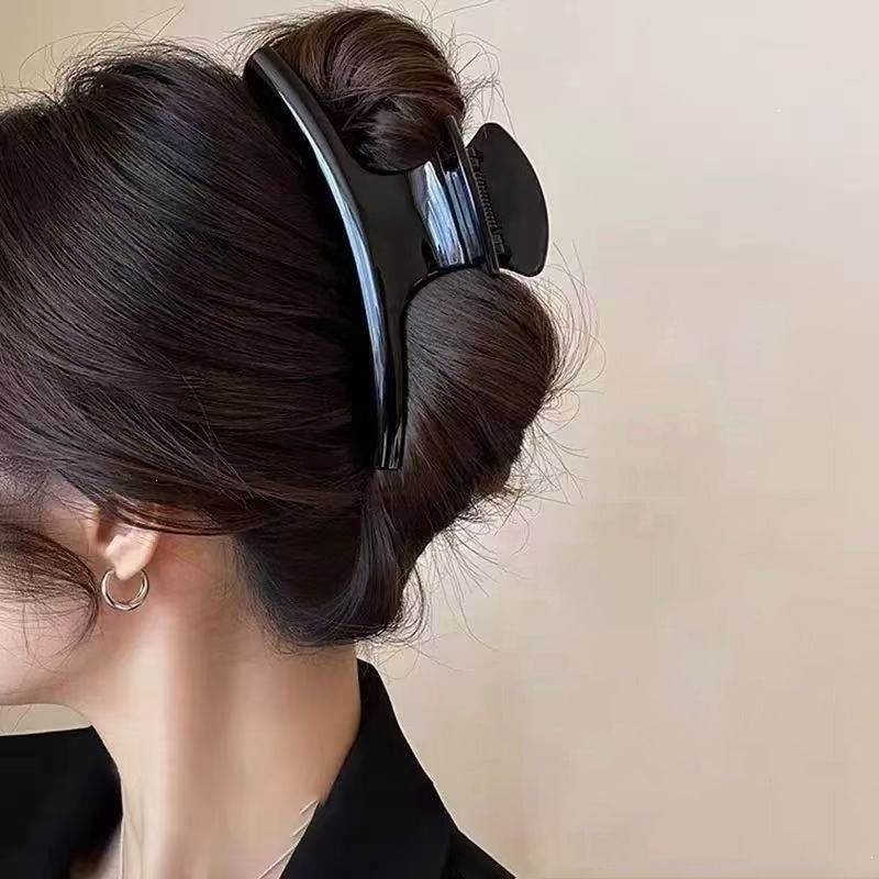 2026 nuevo clip de cabello ondulado clip de cabello de tiburón grande clip de cabello de mujer detrás de la cabeza de alta sensación clip de cabello accesorios para el cabello