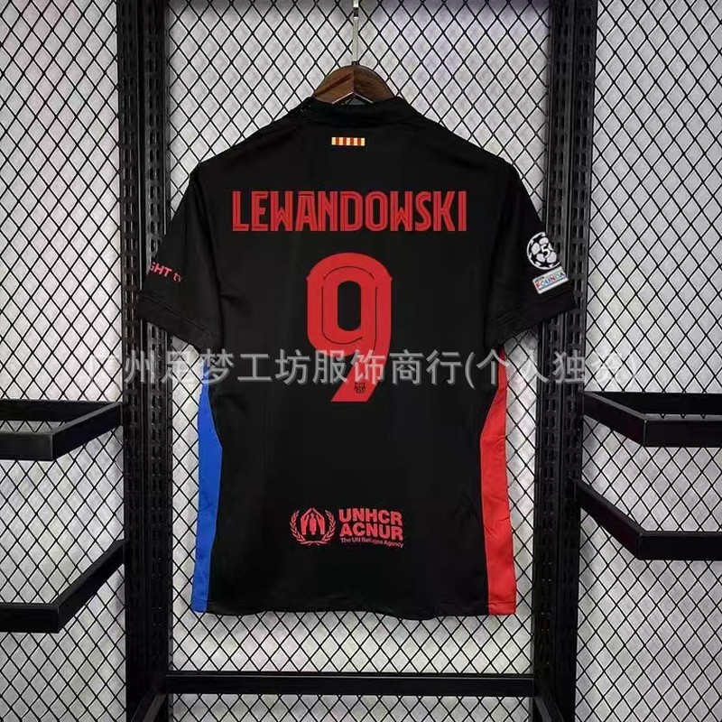 2425 バルセロナ ホーム ジャージ No. 19 ヤマール サッカー ジャージ No. 8 ペドリ 6 ガビ No. 9 レヴァーン プリント|undefined