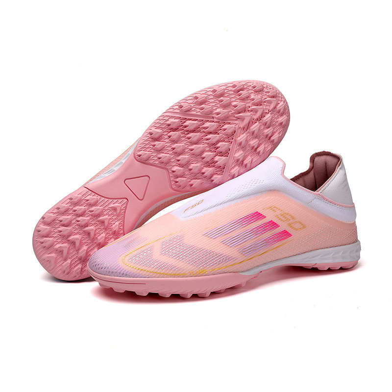 Zapatos de Fútbol de Corte Bajo para Adulto de TPU y Goma Transpirables para Césped Natural y Artificial