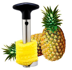 T Multifunctional Stainless Steel Pineapple Peeler Slicer Pineapple Skinning Tool Fruit Peeler Knife Kitchen Gadget