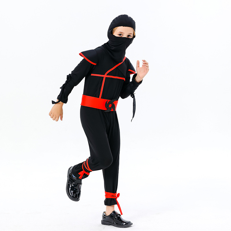 Traje de Halloween Cosplay anime traje de los niños ninja Samurai traje ninja noche ropa de viaje traje