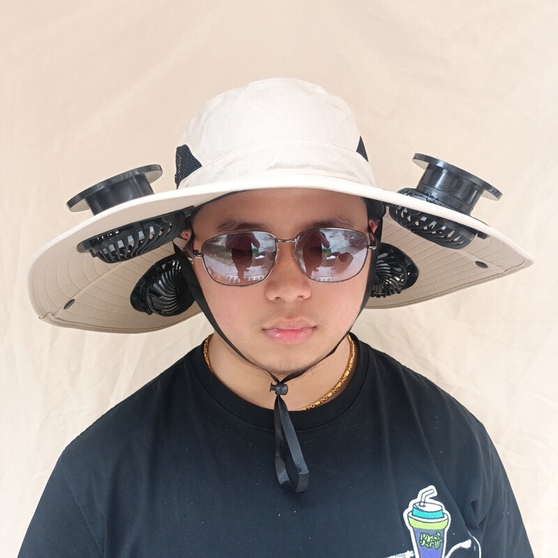 夏ソーラーファンキャップ屋外登山 + USB 充電サンシェード帽子大人の釣り帽子ファン付き日焼け止め帽子|undefined