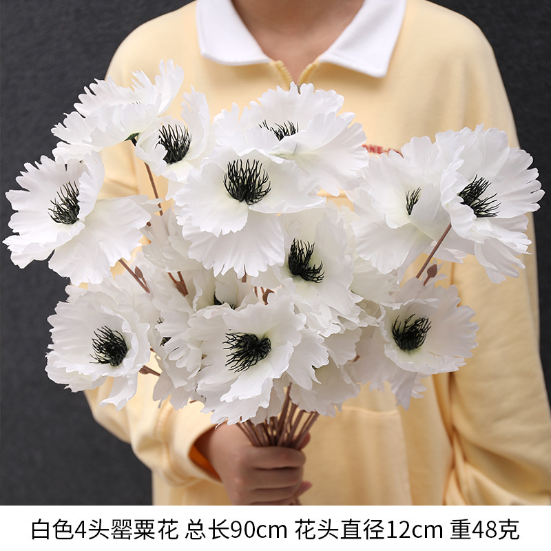 白い造花シーンアレンジメント花の造花ブーケ装飾造花造園アジサイシルクフラワー装飾花|undefined