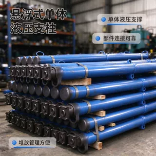 DWX 悬浮式单体液压支柱矿用外注式井下顶板支护支柱单体液压支柱