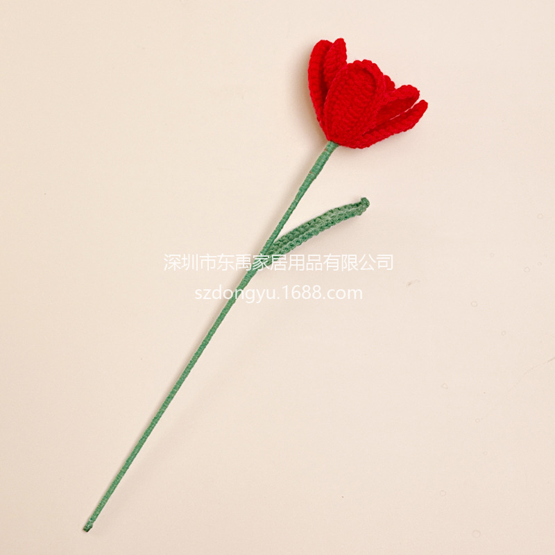圣诞节仿真花束手工钩织毛线编织圣诞树老人创意家居装饰摆件成品|undefined
