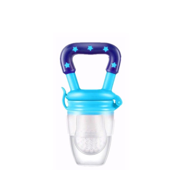 Fabricante directo para bebés silicona mordida mordida le bolsas de frutas suplementarias calmar goma dental mordida estrella mordida le