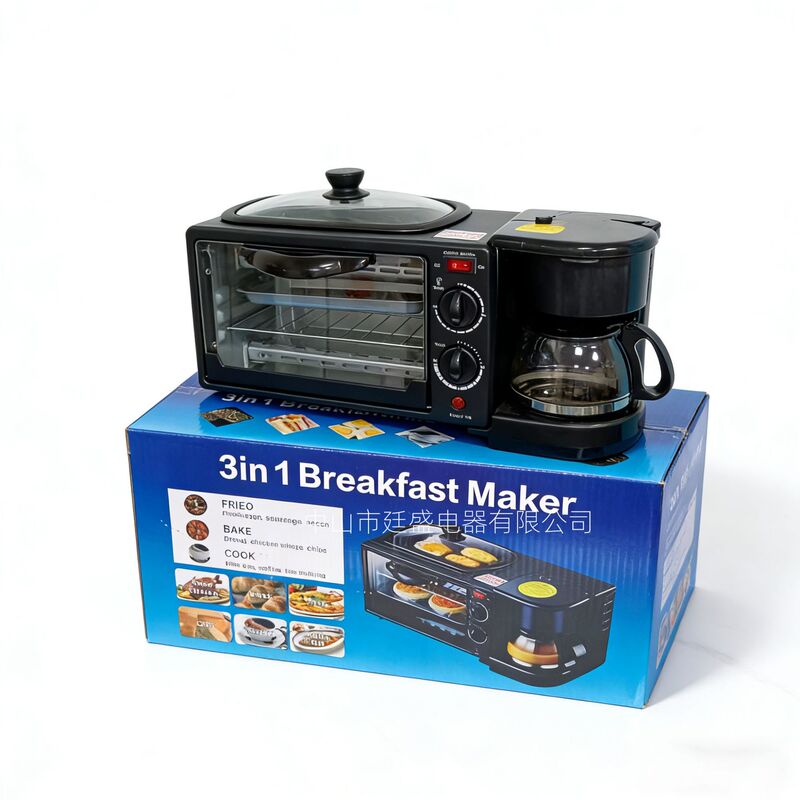 Three-in-one multifunctional household sandwich breakfast machine toaster oven 3in1 breakfast machine