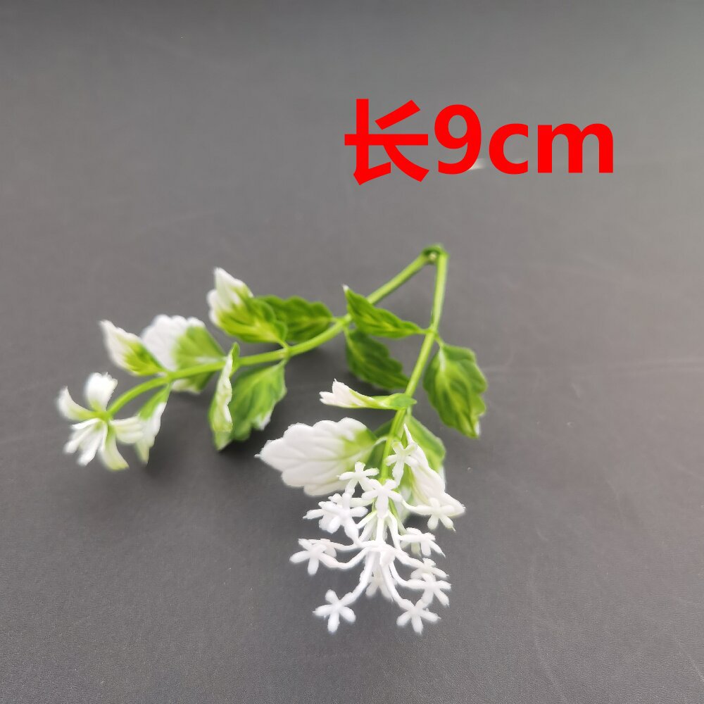 Imitación de hojas verdes hierba de agua hoja persa decoración de flores de boda pared flor de pecho accesorios de muñeca flores diy accesorios hechos a mano