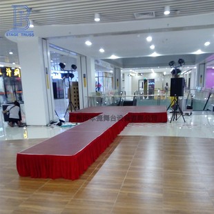 FacTory DirecT Sales Aluminum Alloy Four-pillar Quick-insTall STage Load-bearing STage Disassembly and Assembly and Quick Wedding T STage CaTwalk Wholesale