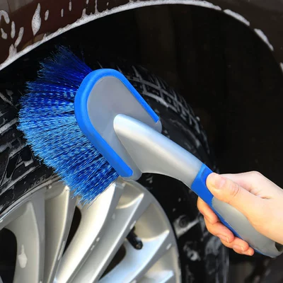 Household Blue Tire Brush Car Beauty | Car cleaning tools