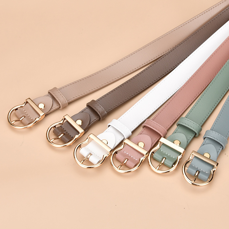 New Women's Genuine Leather Belt, Retro Versatile Cowhide Pin Buckle Belt for Women, Decorative Belt, Jeans Belt Wholesale New Women's Genuine Leather Belt, Retro Versatile Cowhide Pin Buckle Belt for Women, Decorative Belt, Jeans Belt Wholesale