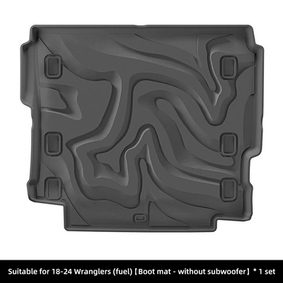 Modelə uyğun ayaqaltı Wrangler Car Floor Mats - 18-24-wrangler-trunk-mat-fuelwithout-subwoofer