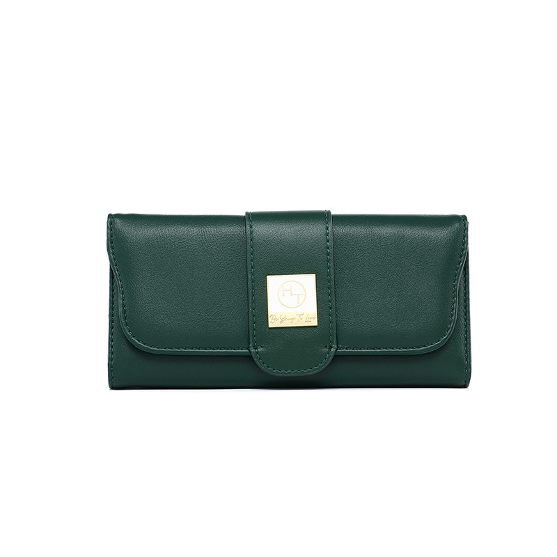 Nueva billetera multifuncional larga de moda billetera de teléfono móvil japonesa y coreana multi-tarjeta bolso de mano larga mayorista